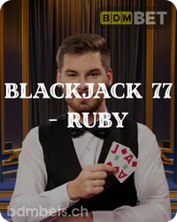 BlackJack 77 Ruby Drop Wins